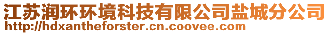 江苏润环环境科技有限公司盐城分公司