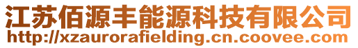 江蘇佰源豐能源科技有限公司