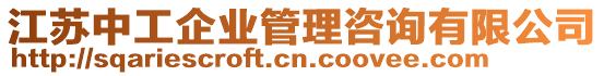 江蘇中工企業(yè)管理咨詢有限公司