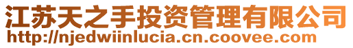江蘇天之手投資管理有限公司