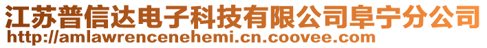 江蘇普信達(dá)電子科技有限公司阜寧分公司