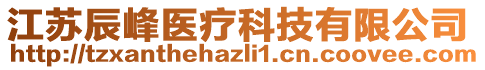江蘇辰峰醫(yī)療科技有限公司