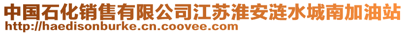 中國(guó)石化銷(xiāo)售有限公司江蘇淮安漣水城南加油站