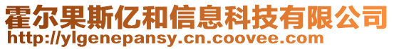 霍爾果斯億和信息科技有限公司