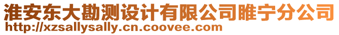 淮安東大勘測設計有限公司睢寧分公司
