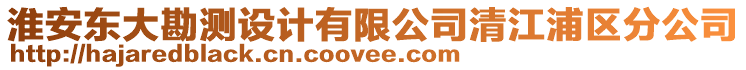 淮安東大勘測設(shè)計有限公司清江浦區(qū)分公司