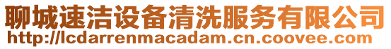 聊城速潔設(shè)備清洗服務(wù)有限公司