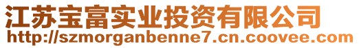 江蘇寶富實業(yè)投資有限公司