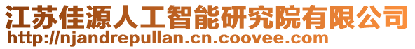 江蘇佳源人工智能研究院有限公司