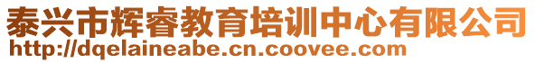 泰興市輝睿教育培訓(xùn)中心有限公司