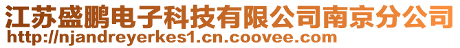 江蘇盛鵬電子科技有限公司南京分公司