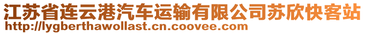 江蘇省連云港汽車運輸有限公司蘇欣快客站