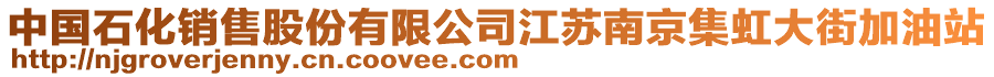 中國石化銷售股份有限公司江蘇南京集虹大街加油站