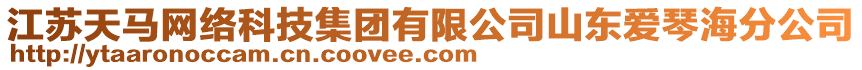 江蘇天馬網絡科技集團有限公司山東愛琴海分公司
