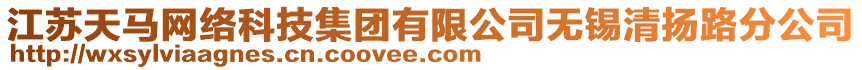 江蘇天馬網(wǎng)絡(luò)科技集團(tuán)有限公司無錫清揚(yáng)路分公司