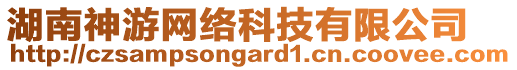 湖南神游網(wǎng)絡(luò)科技有限公司