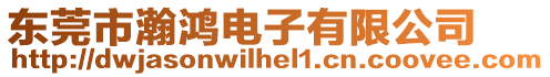 東莞市瀚鴻電子有限公司