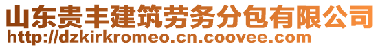 山東貴豐建筑勞務分包有限公司