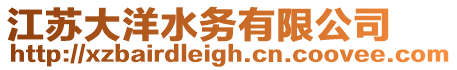 江蘇大洋水務(wù)有限公司
