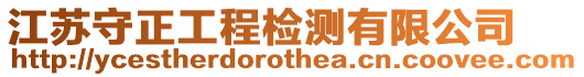 江蘇守正工程檢測有限公司