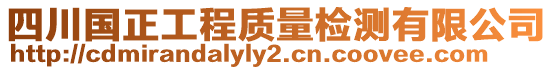 四川國正工程質量檢測有限公司