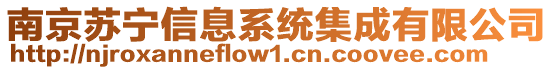 南京蘇寧信息系統(tǒng)集成有限公司