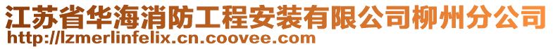 江蘇省華海消防工程安裝有限公司柳州分公司