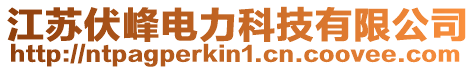 江蘇伏峰電力科技有限公司
