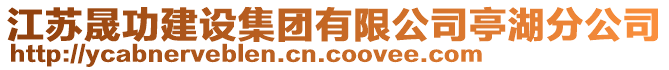 江蘇晟功建設(shè)集團(tuán)有限公司亭湖分公司