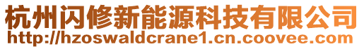 杭州閃修新能源科技有限公司