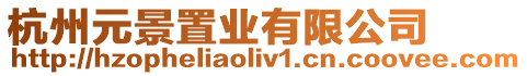 杭州元景置業(yè)有限公司