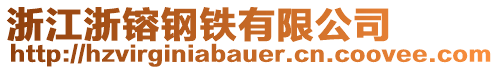 浙江浙镕鋼鐵有限公司