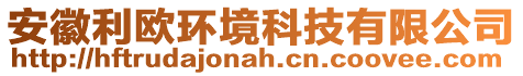 安徽利歐環(huán)境科技有限公司