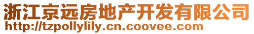 浙江京遠(yuǎn)房地產(chǎn)開(kāi)發(fā)有限公司