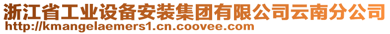 浙江省工業設備安裝集團有限公司云南分公司