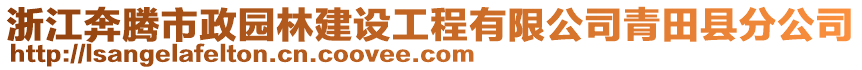 浙江奔騰市政園林建設(shè)工程有限公司青田縣分公司