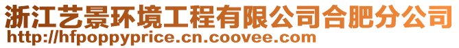 浙江藝景環境工程有限公司合肥分公司