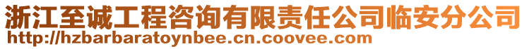 浙江至誠工程咨詢有限責任公司臨安分公司