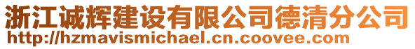 浙江誠輝建設有限公司德清分公司