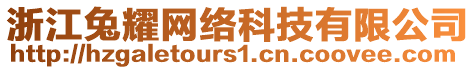 浙江兔耀網(wǎng)絡(luò)科技有限公司