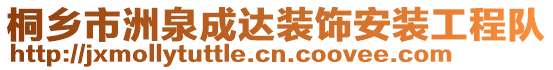 桐鄉(xiāng)市洲泉成達裝飾安裝工程隊