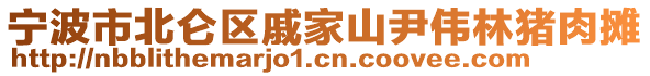 寧波市北侖區(qū)戚家山尹偉林豬肉攤