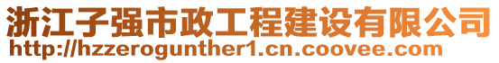 浙江子強(qiáng)市政工程建設(shè)有限公司