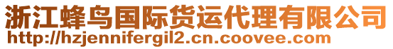 浙江蜂鳥國際貨運代理有限公司