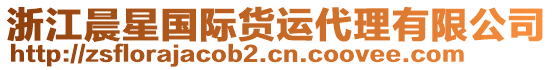 浙江晨星國際貨運代理有限公司