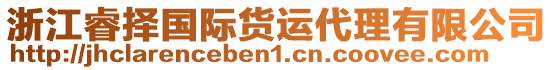 浙江睿擇國際貨運代理有限公司