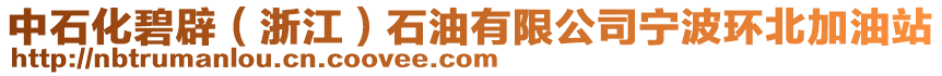 中石化碧辟（浙江）石油有限公司寧波環(huán)北加油站