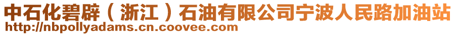 中石化碧辟（浙江）石油有限公司寧波人民路加油站