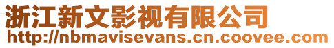 浙江新文影視有限公司