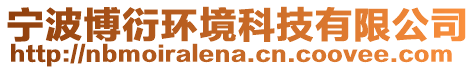 寧波博衍環(huán)境科技有限公司